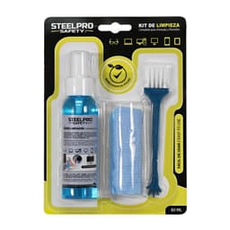 Kit de Limpieza para Lentes y Pantallas Steelpro Blanco