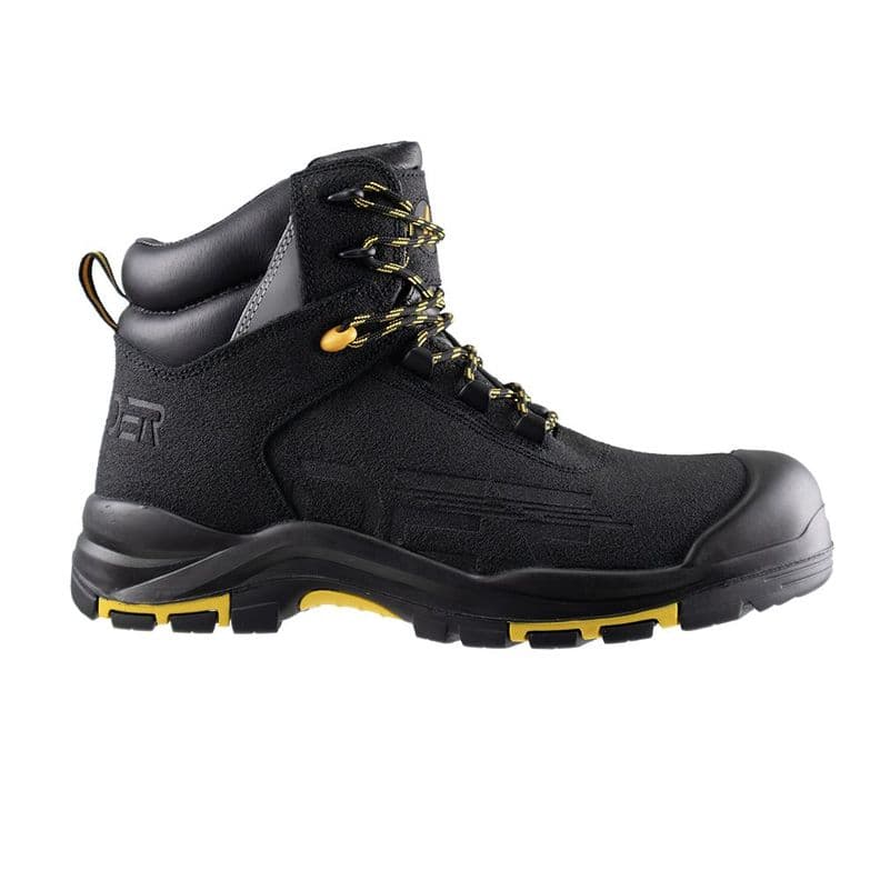 ZAPATO SEGURIDAD DEFENDER BOTIN NEW MONTEGO ANTIACIDO DEF909 Negro 47