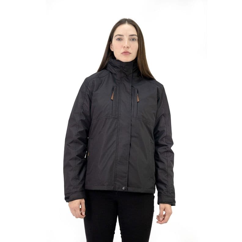 Parka Desmontable Quebec Ottawa 3 en 1 Negro Mujer M