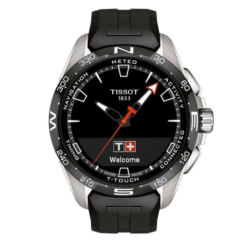 Reloj Digital Tissot T-Touch Connect Solar Acero Negro