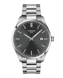 Reloj Tissot Pr100 Classic Negro 40MM Plata