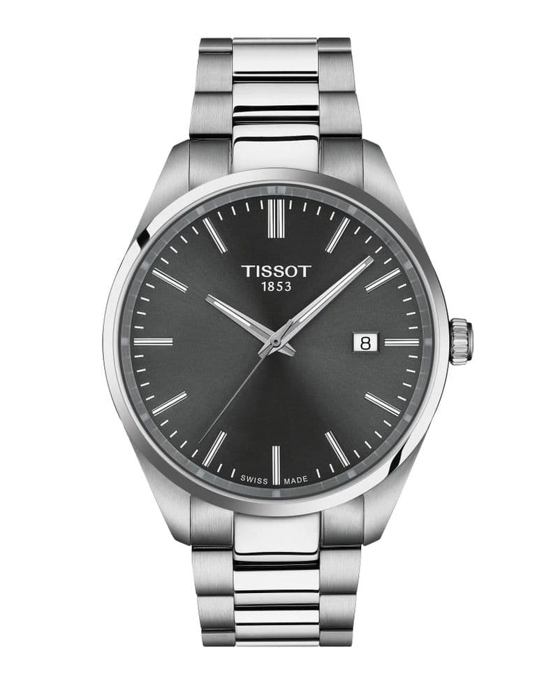 Reloj Tissot Pr100 Classic Negro 40MM Plata