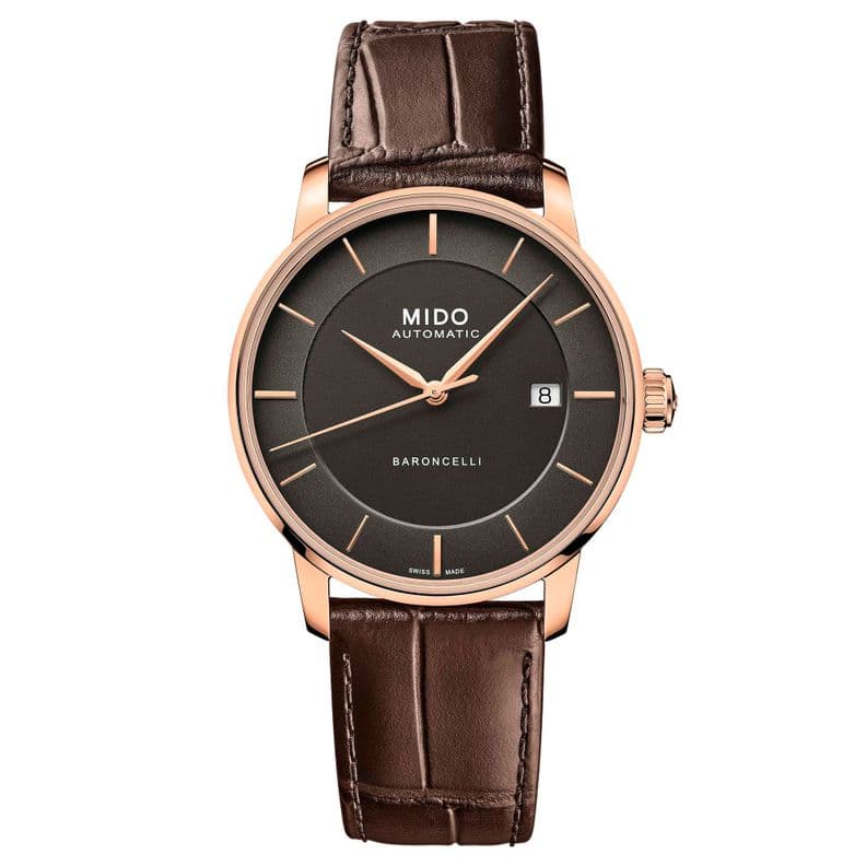Reloj Mido Baroncelli Signature Gent Cuero Marron Cafe