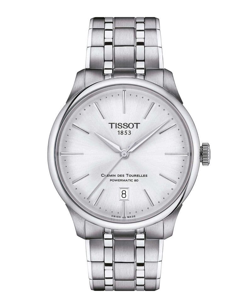 Reloj Tissot Chemin Des Tourelles Powermatic 80 Acero