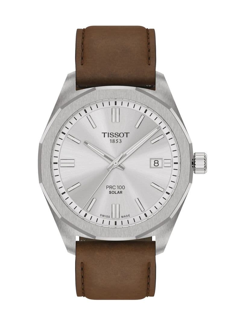 Reloj Tissot PRC 100 Solar Cuero Cafe