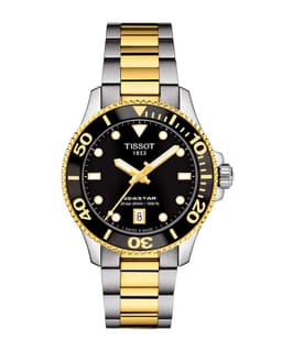 Reloj Tissot Seastar 1000 Bicolor Dorado Acero
