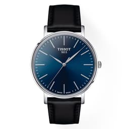 Reloj Tissot Everytime Cuero Azul Acero