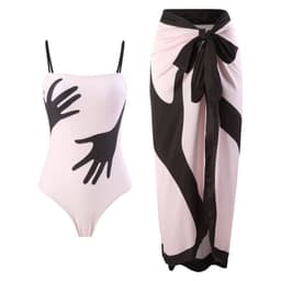 Traje De Bano Entero Mujer Rosado Beach Rosado Nude S