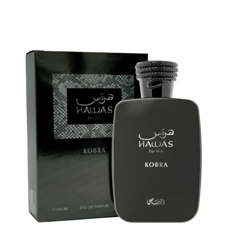 Perfume Hawas Kobra Rasasi EDP Hombre 100 ml Diseno 1