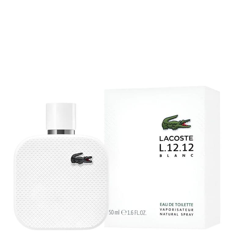 Perfume L.12.12 Blanc Lacoste EDT Hombre 50 ml Diseno 1
