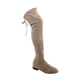 Bucanera lisa taco bajo Khaki Beige 39