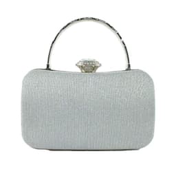 Cartera de Noche 872 Mujer Plateado Mailea Plata