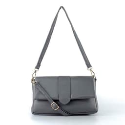 Cartera Ecocuero Lisa 639 Mujer Gris Mailea