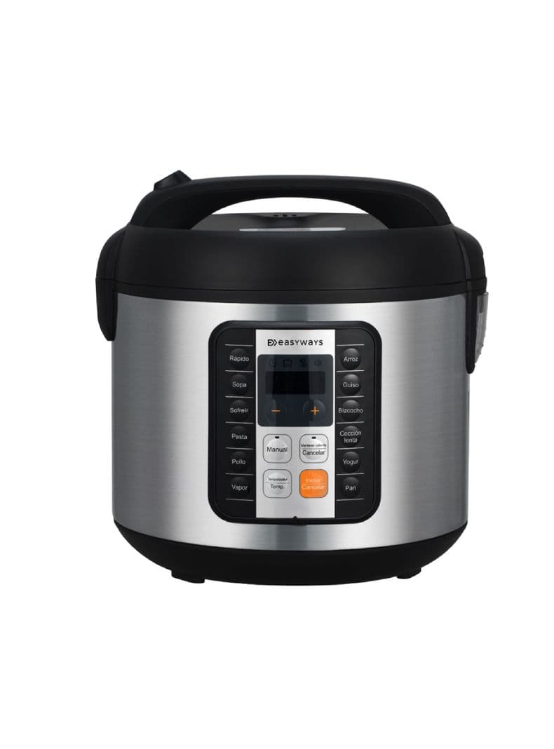 Olla Electrica Multifuncional MultiCooker Pro 5,5 L EasyWays Plata