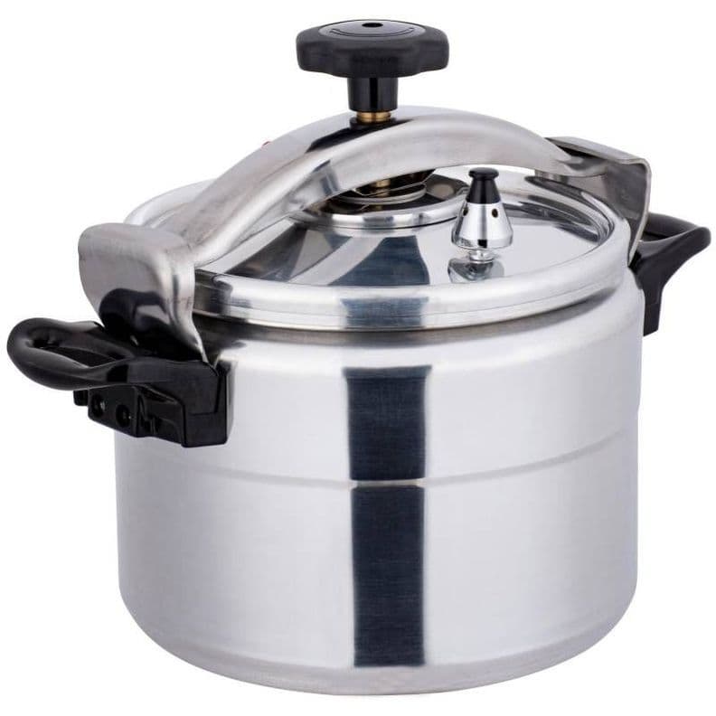 Olla Presion Aluminio 10L Comprezzo Plata