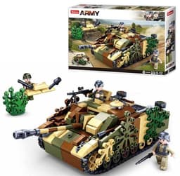 Tanque Aleman STUG III Armable, compatible Lego