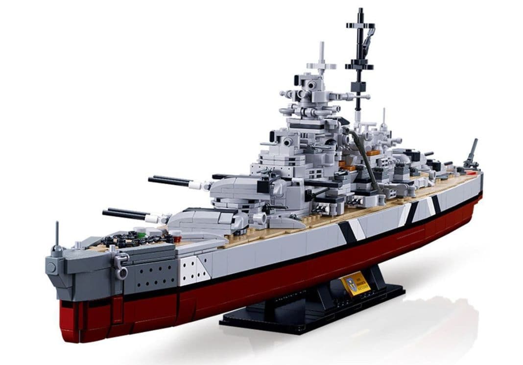 Barco Acorazado Aleman Bismarck/Tirpitz 75 (cm) Acero