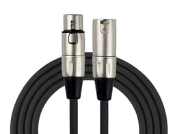 Cable Microfono Kirlin Serie C Xlr 6M Mpc-280-6 Negro