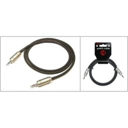 Cable Miniplug-Miniplug 1M Ap-468Pr-1 Kirlin Negro