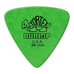 Unetas Dunlop Tortex 431 Triangulares 0.88mm Pack 6un Verde
