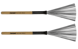 Baqueta Plumilla para Bateria Liverpool Mediano Mango Madera VA-186 Plateado Metalico