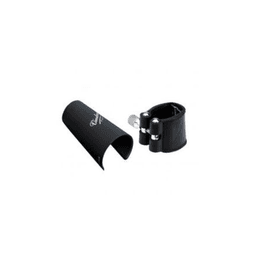 Abrazadera clarinete SIb -CUERO- con tapa plastic Vandoren Negro