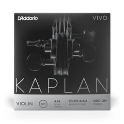 Set Cuerdas Violin 4/4 Kaplan Vivo T.Med Kv310 4/4M Daddario Plata