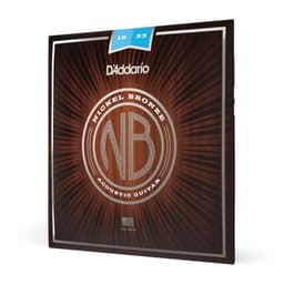 Set Cuerdas Guitarra Acustica Bronze 12-53 NB1253 Daddario Bronce