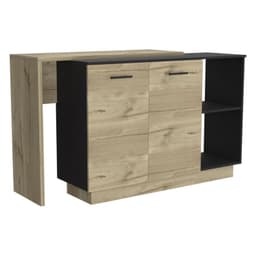 ISLA DE COCINA 2 PUERTAS FM-009C - CAFE CLARO