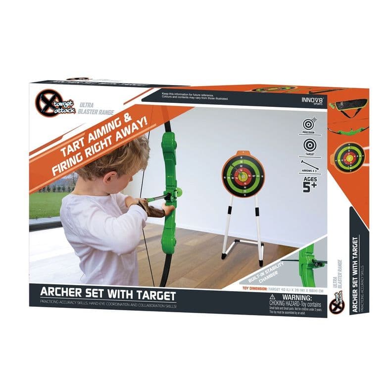 Arco y Flecha con Pedestal Hostfull