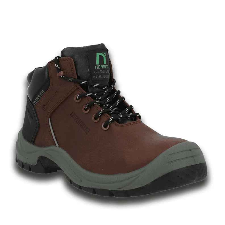Botin de Seguridad Antiestatico NS 582 CT Cafe 35