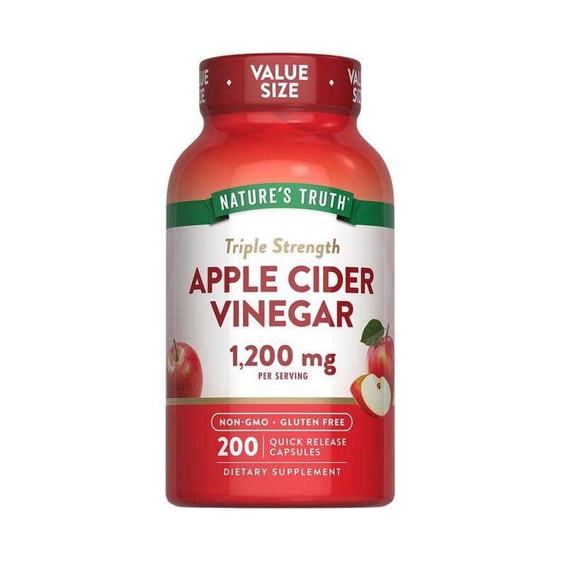 Vinagre de Manzana Natures Truth - Apple Cider Vinegar 1200 mg (200 capsulas)