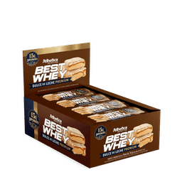 Barra de proteina Atlhetica Nutrition - Dulce de Leche (12 unidades)