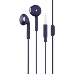 Audifonos Con Cable Jack Y Microfono Kbod Fon 10019 Colores Azul