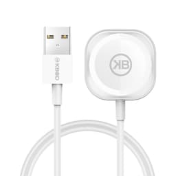 Cable Cargador W06 Kbod Usb de 1 Metro Magn tico Para Apple Watch Blanco