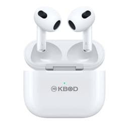 Audifonos Bluetooth Inalambricos In Ear Para Telefonos Kbod Tws G4 Blanco