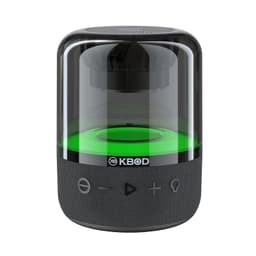 Parlante Bluetooth Kbod Jampod Audio Hi fi Sonido 360 Luz RGB Negro