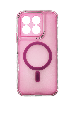 Carcasa Antigolpe 360 Compatible Con Honor X8 5G/X6/X6S Magsafe Rosado
