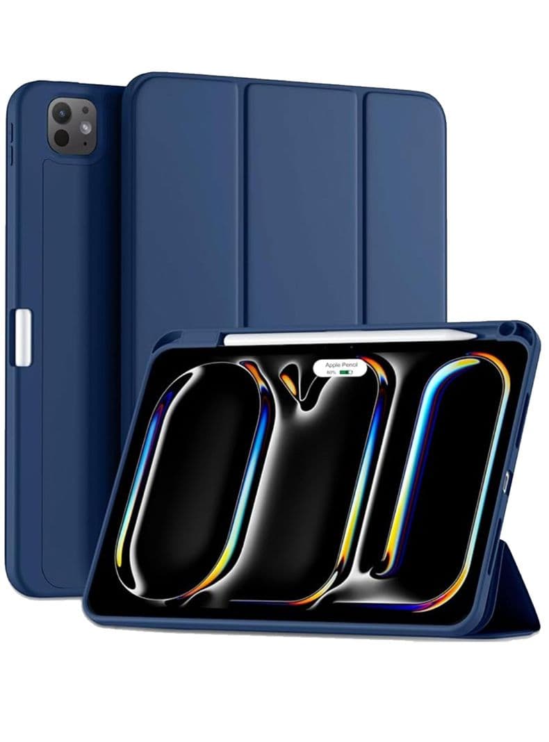 Funda Smart Cover Con Ranura Para iPad Pro 13 M5 2025 Azul