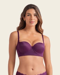 Sosten con buen Cubrimiento de Sisa y Espalda 71339 Morado 34B