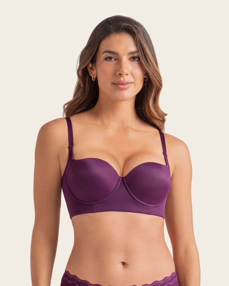 Sosten con buen Cubrimiento de Sisa y Espalda 71339 Morado 34B