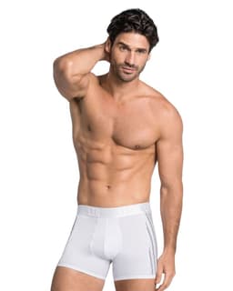 Boxer Corto Tecnologia Ajuste perfecto de Microfibra 033127 Blanco L