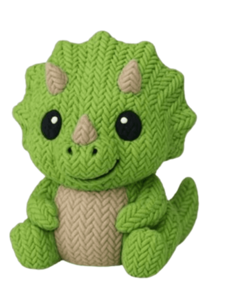 Figura Decorativa- Triceratops de Punto Verde