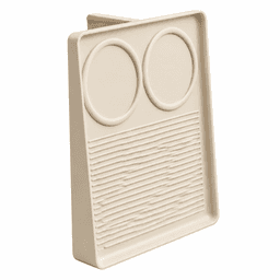 Figura Decorativa Para Sof Bandeja Beige