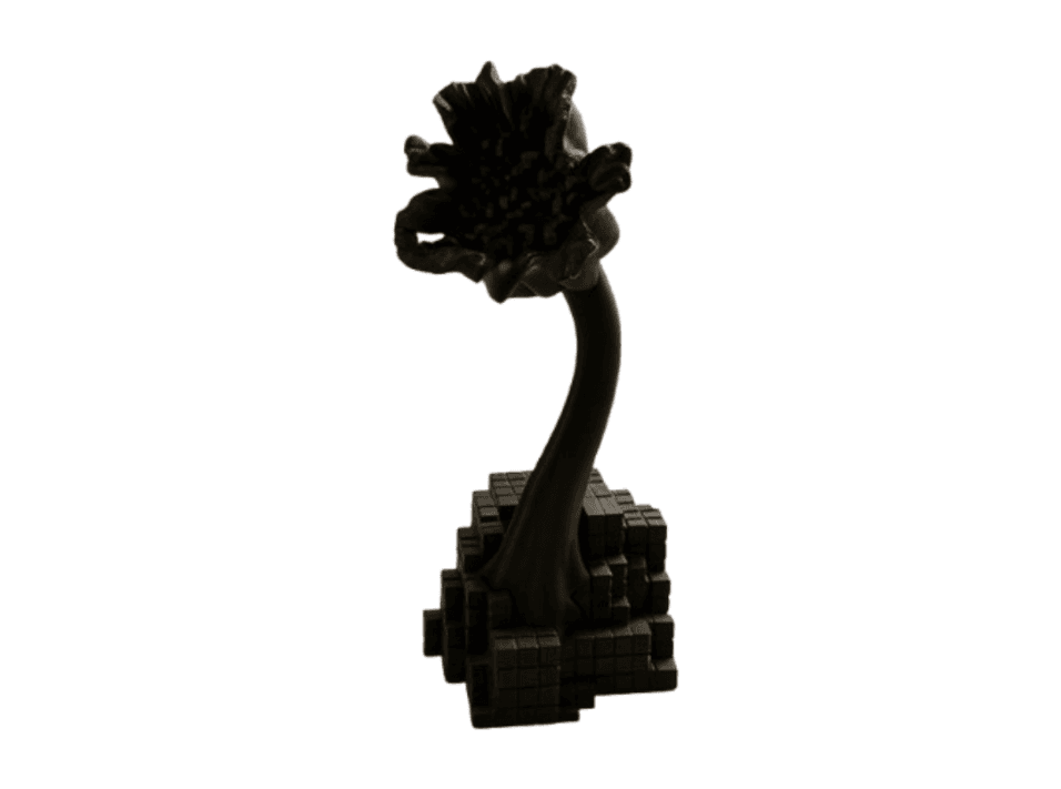 Escultura- Arte Floral Pixelado