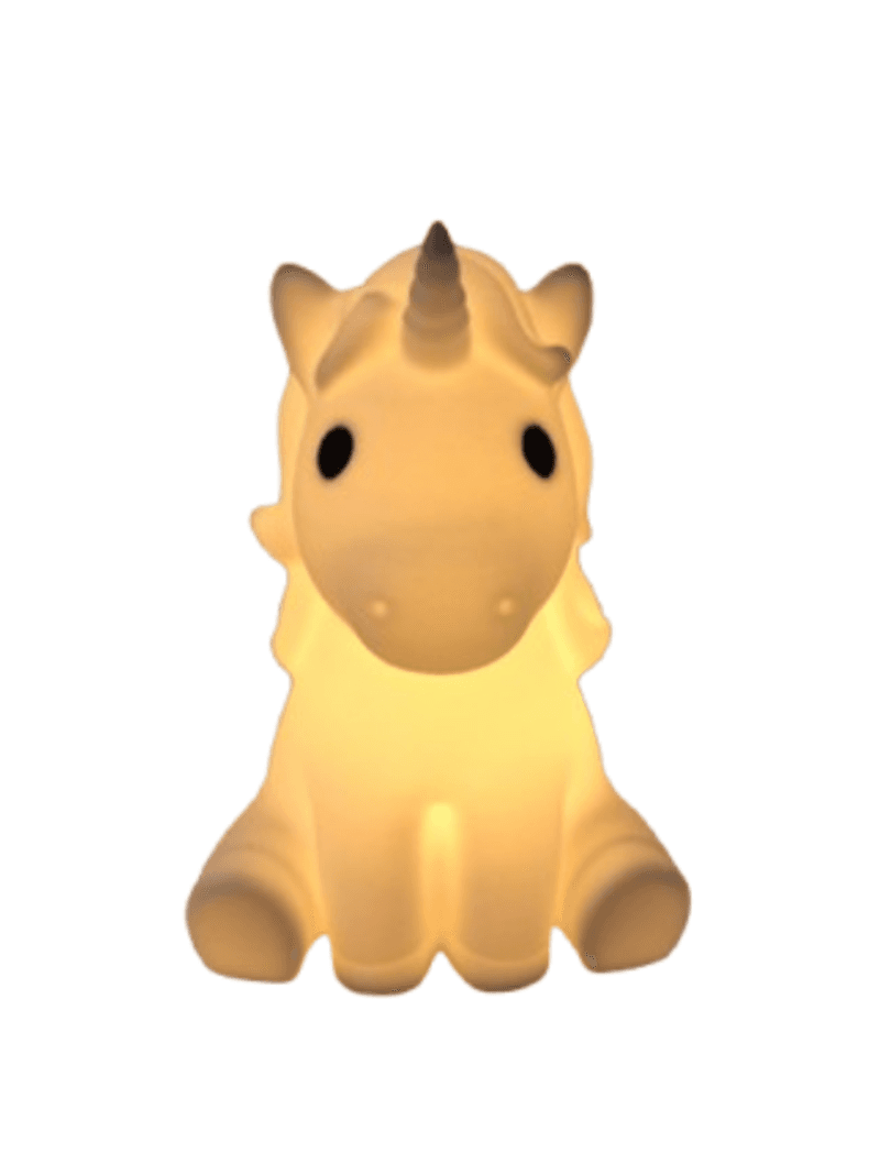 Portavelas LED con forma de Unicornio