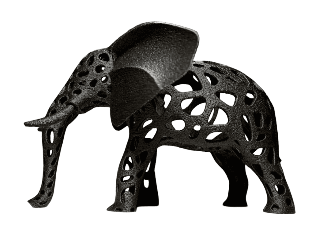 Decoracion Voronoi - Elefante