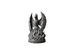 Escultura Decorativa Prints Patro- Fenix de la Llama