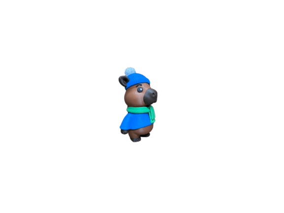 capibara en invierno