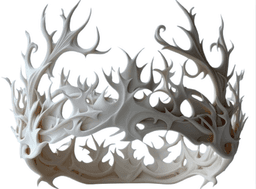 Diseno de corona natural para disfraz
